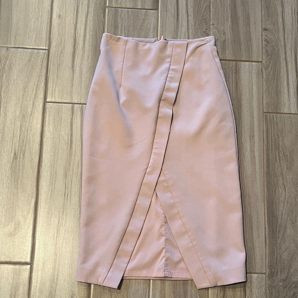 Eva Mendes New York & Company Light Pink Pencil Skirt 0